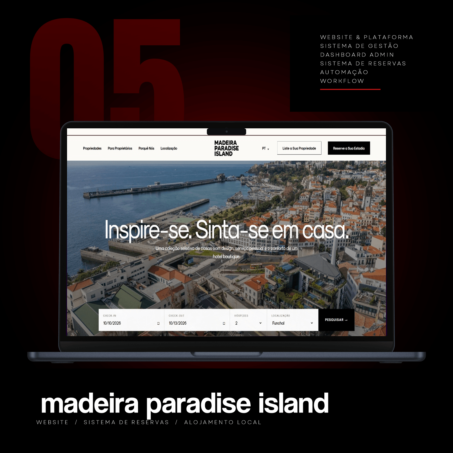 Madeira Paradise Island — Plataforma de Reservas e Alojamento por Enmanuel de Barros