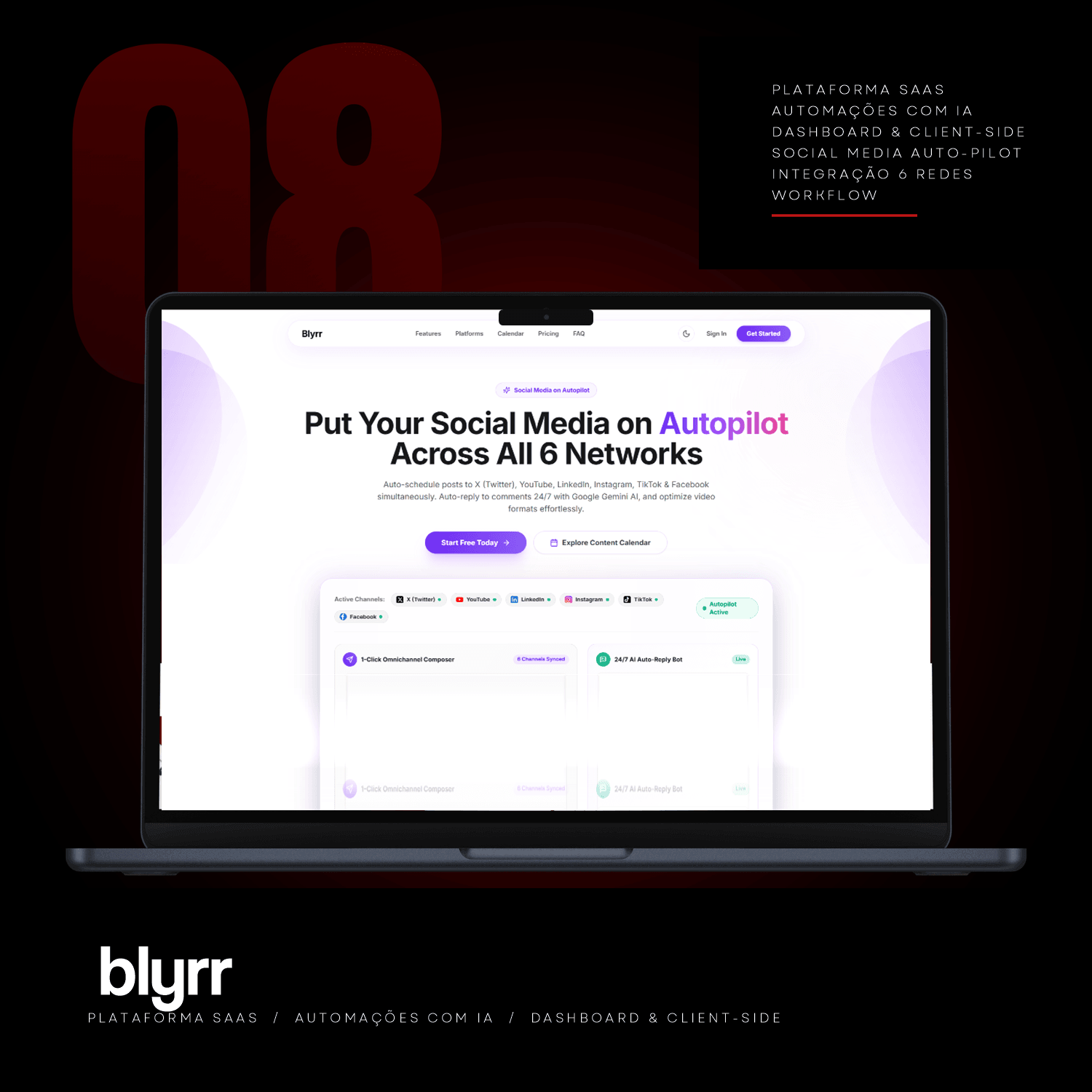 Blyrr — Plataforma SaaS e Automações com IA por Enmanuel de Barros